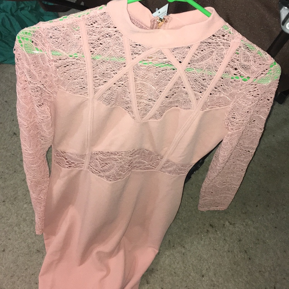 Pretty in Pink lace dress